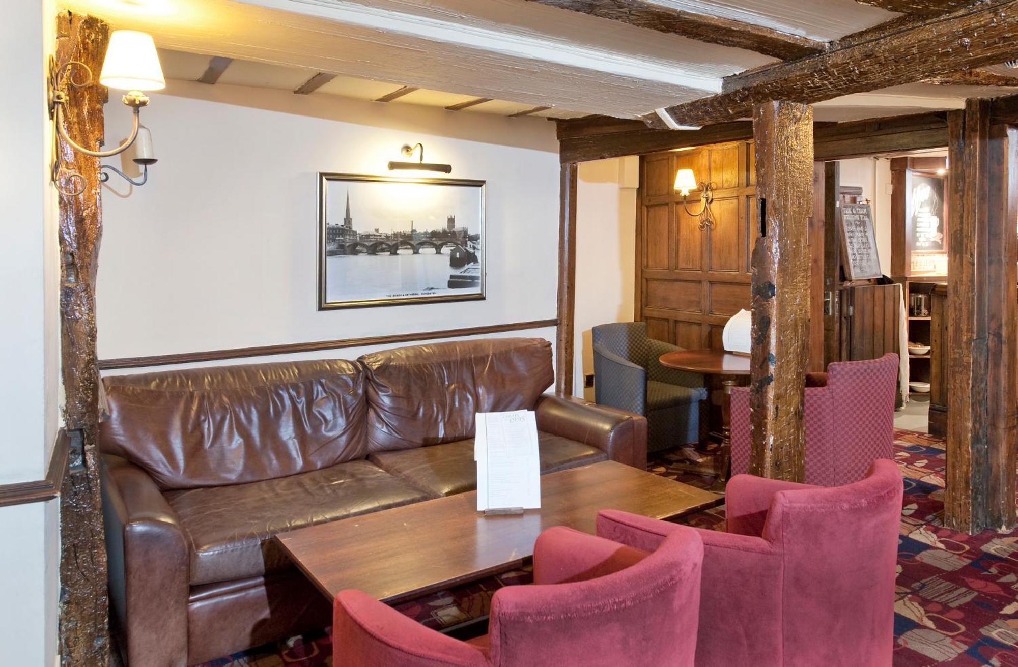 Ye Olde Talbot Hotel By Greene King Inns Worcester Restoran fotoğraf